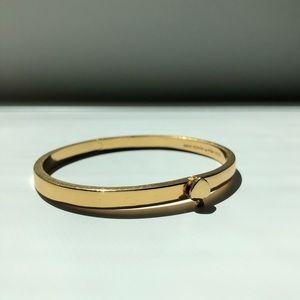 Kate Spade Gold Spade Button Bangle Bracelet